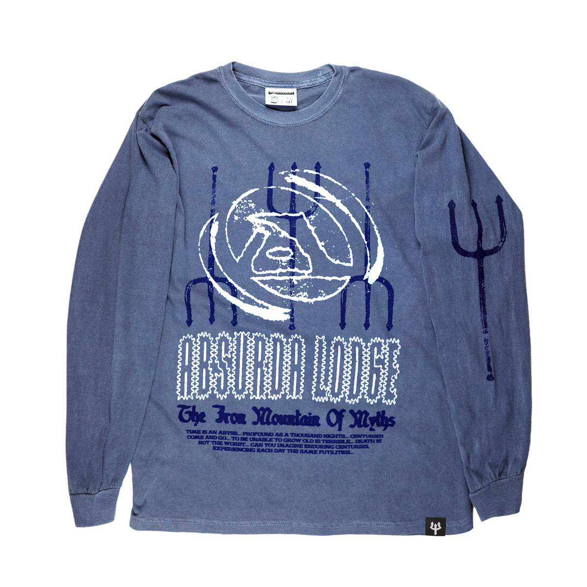 The Iron Mountain of Myths L/S Tee (Denim)