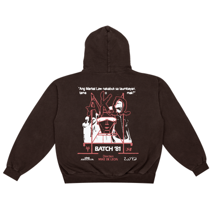 Batch '81 Champion Powerblend Hoodie (Chocolate Brown)