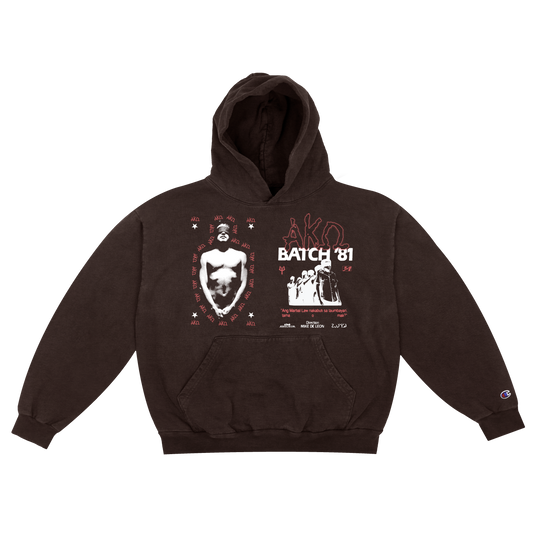 Batch '81 Champion Powerblend Hoodie (Chocolate Brown)