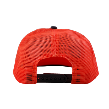 Ancestral Workings LLC Trucker Hat (Charcoal / Orange)